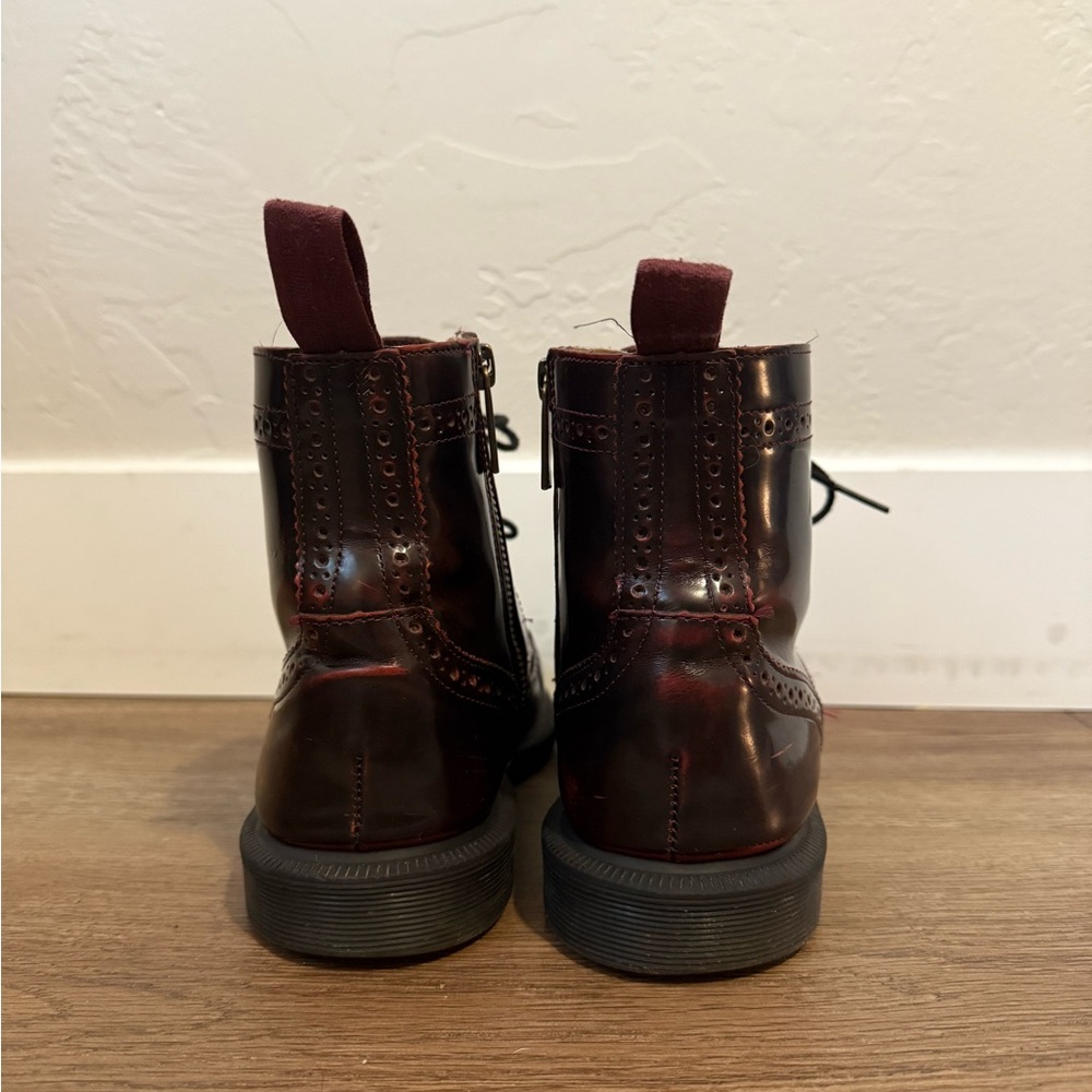 Dr. Martens Delphine Eyelet Leather Boots - Picture 3 of 5